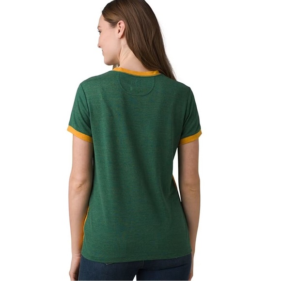 Prana Women's Cozy Up Ringer Tee Size X-Small - Picture 2 of 9